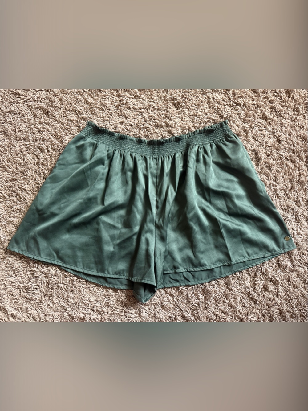 Roxy Olive Green Flow Shorts